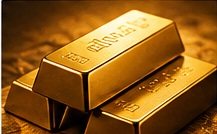 Stacked gold bars